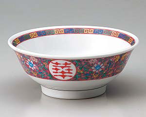 【まとめ買い10個セット品】 ト677-048 紫彩唐草高台6.8丼【キャンセル/返品不可】｜厨房卸問屋 名調