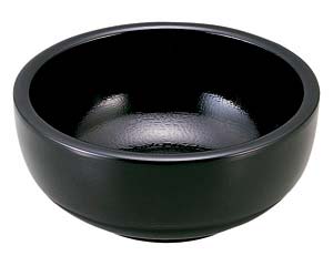 【まとめ買い10個セット品】 エ691-118 [A]多用ボール黒刷毛目内外4寸【キャンセル/返品不可】｜厨房卸問屋 名調