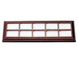 【まとめ買い10個セット品】 ヌ700-218 [A]尺3長手障子 蓋 溜内朱【キャンセル/返品不可】｜厨房卸問屋 名調