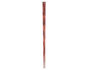 【まとめ買い10個セット品】 エ728-088 [木]25.5cm細6mm角箸朱面[洗]【キャンセル/返品不可】
