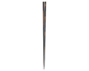 【まとめ買い10個セット品】 エ728-098 [木]27cm細身取箸 墨味[洗]【キャンセル/返品不可】