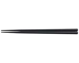【まとめ買い10個セット品】 ヌ730-068 [PBT]22.5cm筋目五角箸 黒OM【キャンセル/返品不可】