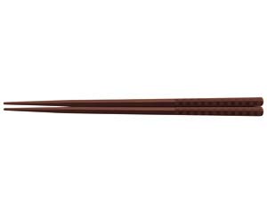 【まとめ買い10個セット品】 ヌ730-198 [PBT]21cmチェック五角箸 エンジOM【キャンセル/返品不可】