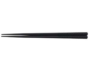 【まとめ買い10個セット品】 ヌ730-228 [PBT]22.5cmチェック六角箸 黒OM【キャンセル/返品不可】 10,397円