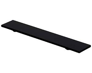 【まとめ買い10個セット品】 ワ740-188 長角黒盛器(細長形)【キャンセル/返品不可】
