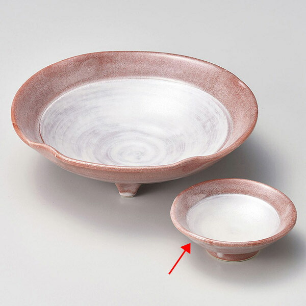 【まとめ買い10個セット品】和食器 ウ014-108 赤楽銀彩千代久