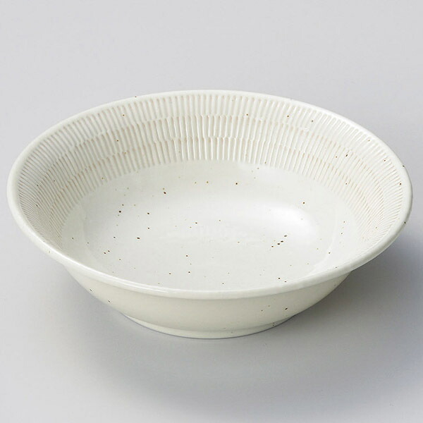 【まとめ買い10個セット品】和食器 キ052-218 粉引トチリ 14.5cmボール