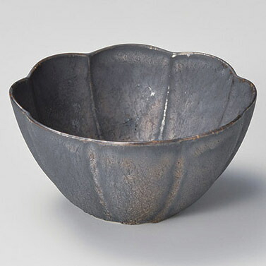 【まとめ買い10個セット品】和食器 カ058-268 金結晶花型4寸小鉢
