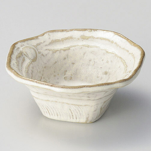 【まとめ買い10個セット品】和食器 イ068-188 萩粉引ナブリ四角小鉢