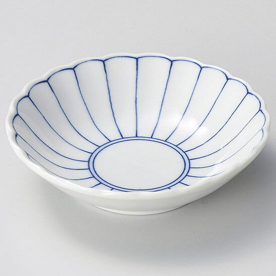 【まとめ買い10個セット品】和食器 ホ074-678 菊花紋3.0浅鉢