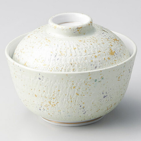 【まとめ買い10個セット品】和食器 キ106-038 緑とちり煮物碗