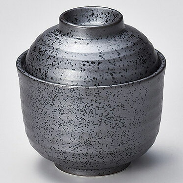 【まとめ買い10個セット品】和食器 ト109-318 黒釉小蓋物