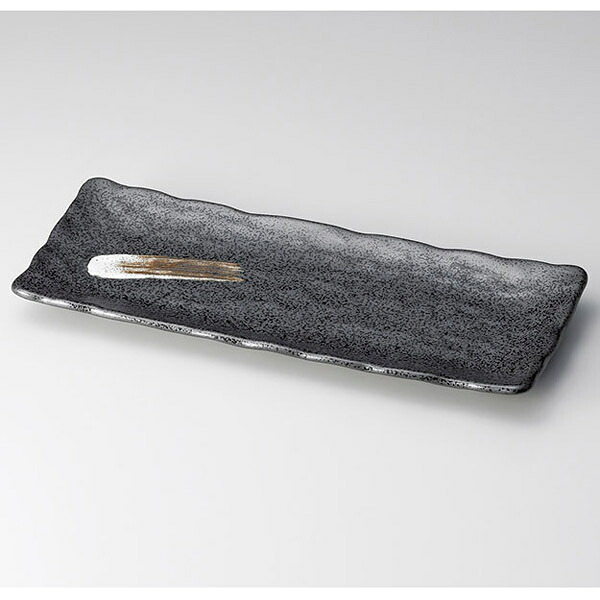 【まとめ買い10個セット品】和食器 ヤ141-108 白刷毛亀甲長角皿