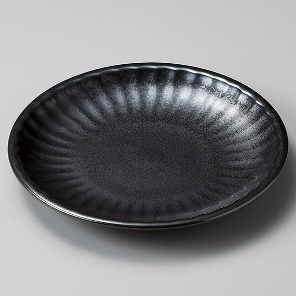 【まとめ買い10個セット品】和食器 イ213-168 鉄結晶削ぎ6.0皿