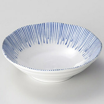 【まとめ買い10個セット品】和食器 ホ267-248 しずく十草3.3浅鉢