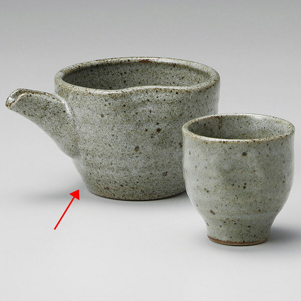 【まとめ買い10個セット品】和食器 テ283-218 灰釉片口冷酒器 21,617円