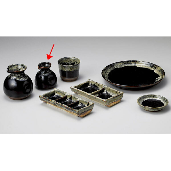 【まとめ買い10個セット品】和食器 タ301-028 ゆず天目そば徳利 小 18,911円