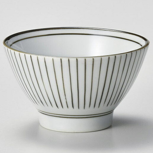 【まとめ買い10個セット品】和食器 ユ369-248 錆細十草 高台茶碗