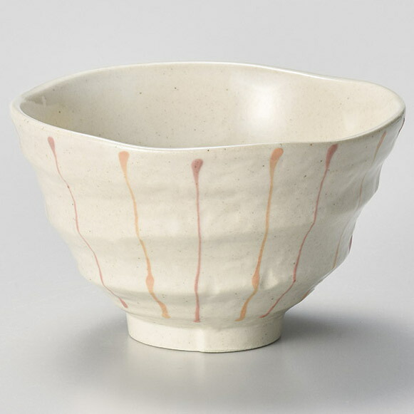 【まとめ買い10個セット品】和食器 ユ364-248 十草一珍茶碗(ピンク)