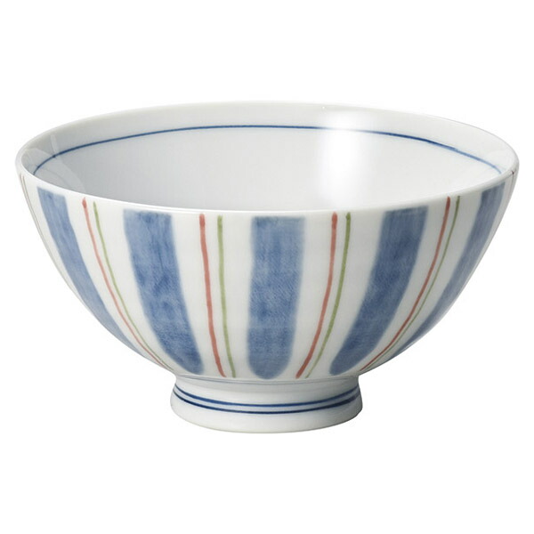 【まとめ買い10個セット品】和食器 ワ361-028 青和飯碗(小)