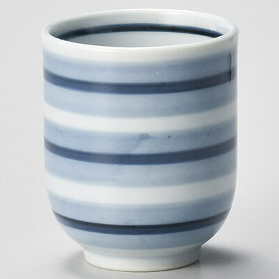 【まとめ買い10個セット品】和食器 ユ379-508 呉須駒筋 湯呑