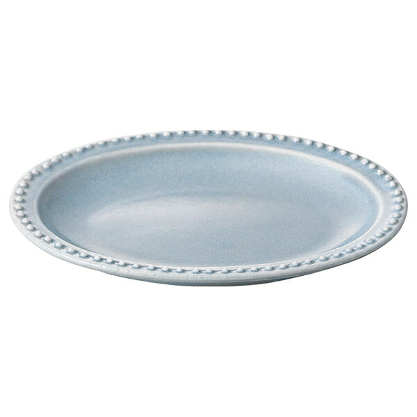 【まとめ買い10個セット品】和食器 カ507-018 グレーリムドット12オーバル