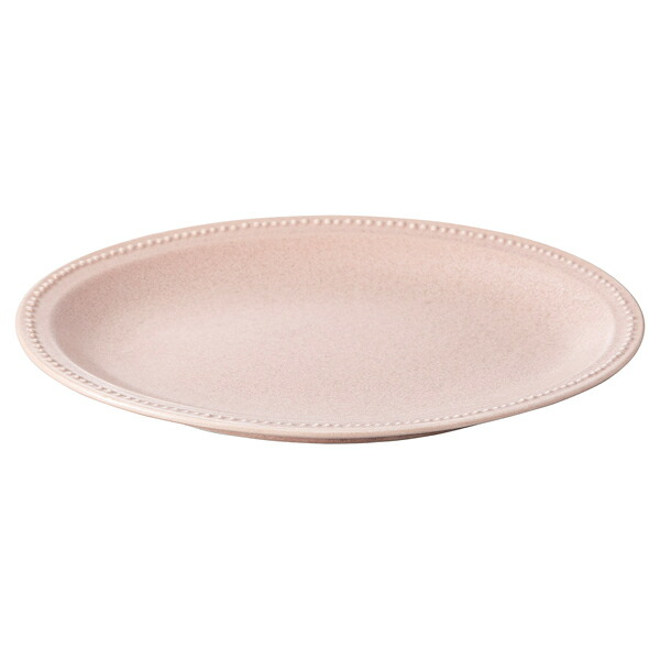 【まとめ買い10個セット品】和食器 イ507-178 ドットカラーピンクオーバルプレート大