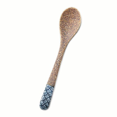 【まとめ買い10個セット品】和食器 チ629-118 アジロ 信楽風スプーン
