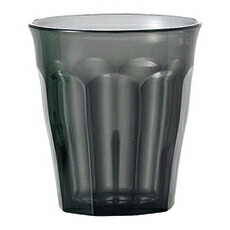 【まとめ買い10個セット品】和食器 エ736-208 [PC]エレガントタンブラー270 クリアブラック[洗]
