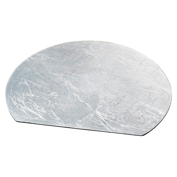 【まとめ買い10個セット品】和食器 ワ741-028 木 半月皿 小 (SILVER)