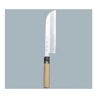 【 銀三鋼 鎌型薄刃 21cm 】【 業務用 和包丁 】 【 厨房器具 製菓道具 おしゃれ 飲食店 】 【 庖丁 切れ味 関連品 】
