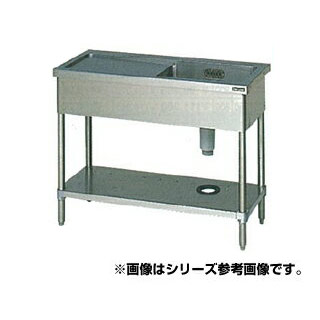 マルゼン 一槽水切シンク BG無 W900×D450×H800〔BSM1X-094LN〕 【メーカー直送/後払い決済不可】 【1槽シンク 簡易 流し おすすめ 一槽流し台 業務用 ステンレスシンク キッチン ステンレス製】
