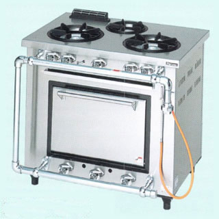 マルゼン　デラックスタイプガスレンジ　MGRD-096D　900×600×800 ＬＰＧ(プロパンガス) 【 メーカー直送/後払い決済不可 】