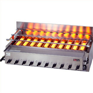 楽天市場】リンナイ赤外線グリラー 新荒磯4号 1コック2バーナー RGA