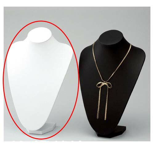 【まとめ買い10個セット品】ネックレススタンド 白 アクセサリースタンド 61-152-4-1 【 演出・ディスプレイ用品 アクセサリーディスプレイ 紙製・樹脂製 ネックレススタンド 】【ディスプレイ用品 店舗什器 小物 ディスプレイ ジュエリースタンド 棚 展示用品 業務用】