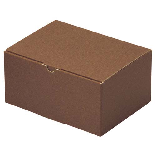 【まとめ買い10個セット品】ギフトボックス ブラウン 32&times;22&times;9 10枚 61-549-88-13 【 店舗什器 小物 ディスプレー ギフト ラッピング 包装紙 袋 消耗品 店舗備品 】｜厨房卸問屋 名調