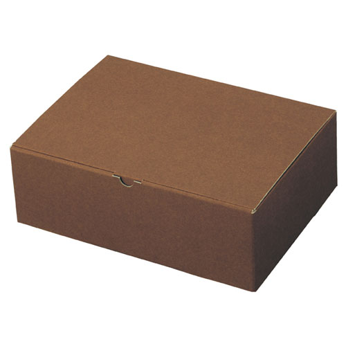 【まとめ買い10個セット品】ギフトボックス ブラウン 34×24×11 10枚 61-549-88-14 【 店舗什器 小物 ディスプレー ギフト ラッピング 包装紙 袋 消耗品 店舗備品 】|厨房卸問屋 名調