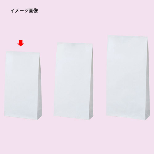 白無地(片つや) 15×6.5×28 1500枚 61-305-2-12 【 ラッピング用品 紙袋 角底袋 角底紙袋 白無地 片つや） 】【店舗什器 小物 ディスプレー ギフト ラッピング 包装紙 袋 消耗品 店舗備品】