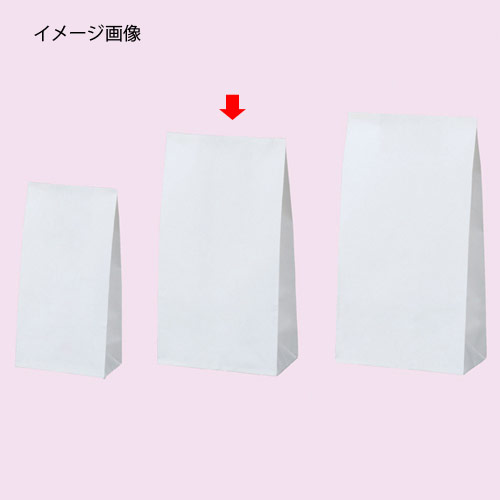 【まとめ買い10個セット品】白無地(片つや) 12×6.5×22 100枚 61-305-2-2 【 店舗什器 小物 ディスプレー ギフト ラッピング 包装紙 袋 消耗品 店舗備品 】