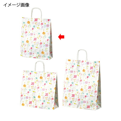 【まとめ買い10個セット品】フラワーアラカルト 27×8×34 200枚 61-311-10-5 【 店舗什器 小物 ディスプレー ギフト ラッピング 包装紙 袋 消耗品 店舗備品 】 55,625円