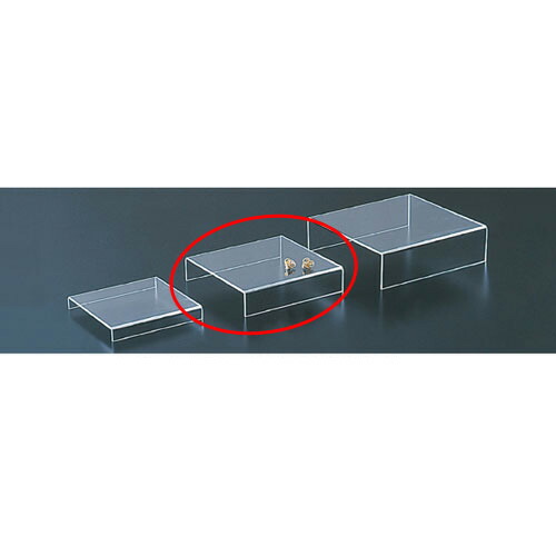 【まとめ買い10個セット品】アクリルステージ 透明中 2個 K 61-171-8-2 【 演出・ディスプレイ用品 雑貨・小物ディスプレイ コの字ディスプレイ アクリルステージ 透明アクセサリーディスプレイ 】｜厨房卸問屋 名調 11,494円