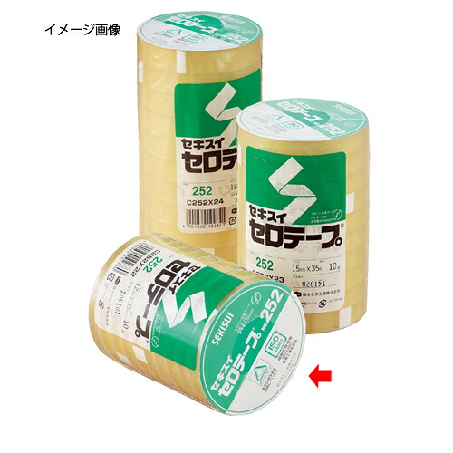 セキスイ セロテープ(35m巻) 12mm幅 300巻 61-325-1-4 【 事務・文具用品 文房具・雑貨 テープ セキスイ セロテープ 】【店舗什器 小物 ディスプレー ギフト ラッピング 包装紙 袋 消耗品 店舗備品】