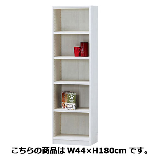 木製オープンラック ホワイト W44&times;H180cm 61-357-3-2 【 理美容・サロン備品 設備用品 インテリア什器 木製オープンラック ホワイト 】店舗什器 ディスプレー マネキン 装飾品 販促用品 ハンガー ラッピング｜厨房卸問屋 名調