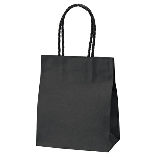 【まとめ買い10個セット品】スムースバッグ 黒無地 16×9×19.5 25枚 61-309-6-2 【 店舗備品 包装紙 ラッピング 袋 ディスプレー店舗 】