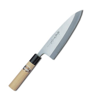 【業務用】出刃包丁 堺孝行 本霞研 19.5cm 【庖丁 包丁 出刃包丁 包丁職人 包丁 sakai hocho 堺孝行 和包丁 和庖丁 魚用包丁包丁 人気の包丁メーカー 魚をおろす包丁】【メイチョー】