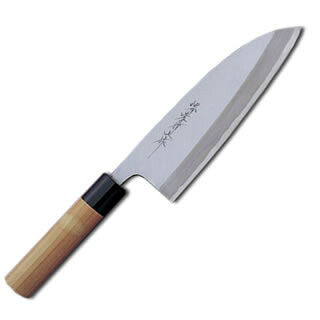 【業務用】鳥出刃包丁 堺孝行 本霞研 21cm【庖丁 包丁 出刃包丁 包丁職人 包丁 sakai hocho 堺孝行 和包丁 和庖丁 魚用包丁 人気の包丁メーカー 魚をおろす包丁】【メイチョー】|開業プロ メイチョー
