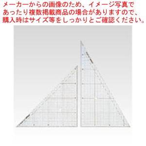 【まとめ買い10個セット品】方眼三角定規 CR-HR300 1組【メイチョー】