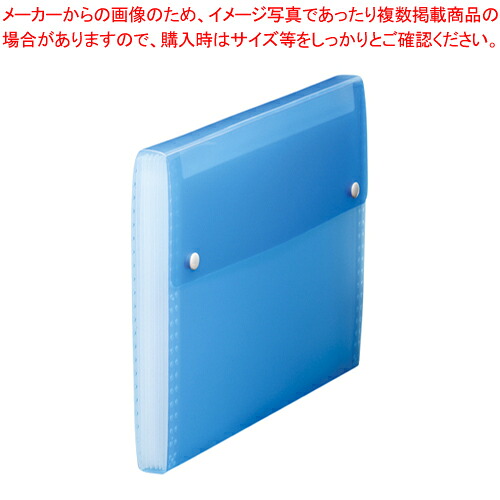 【まとめ買い10個セット品】シンプリーズ ドキュメントファイル(透明) 2282TSP-B アオ 1冊【メイチョー】