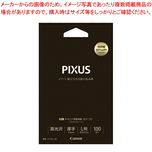 【まとめ買い10個セット品】写真用紙・光沢 プロ [プラチナグレード] L判 100枚 PT-201L100 1冊【メイチョー】