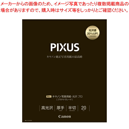 【まとめ買い10個セット品】写真用紙・光沢 プロ [プラチナグレード] 半切 20枚 PT-201HG20 1冊【メイチョー】 42,689円